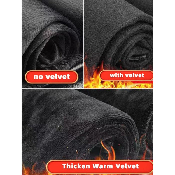 Thickened Warm Velvet Winter PU Leather Women Leggings -