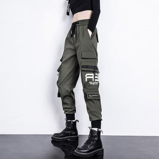 Women High Waist Cargo Pants - On sale Free Shipping 