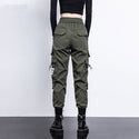 Women High Waist Cargo Pants - On sale Free Shipping 