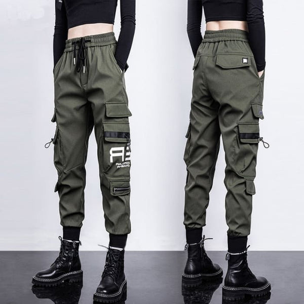 Women High Waist Cargo Pants - On sale Free Shipping 